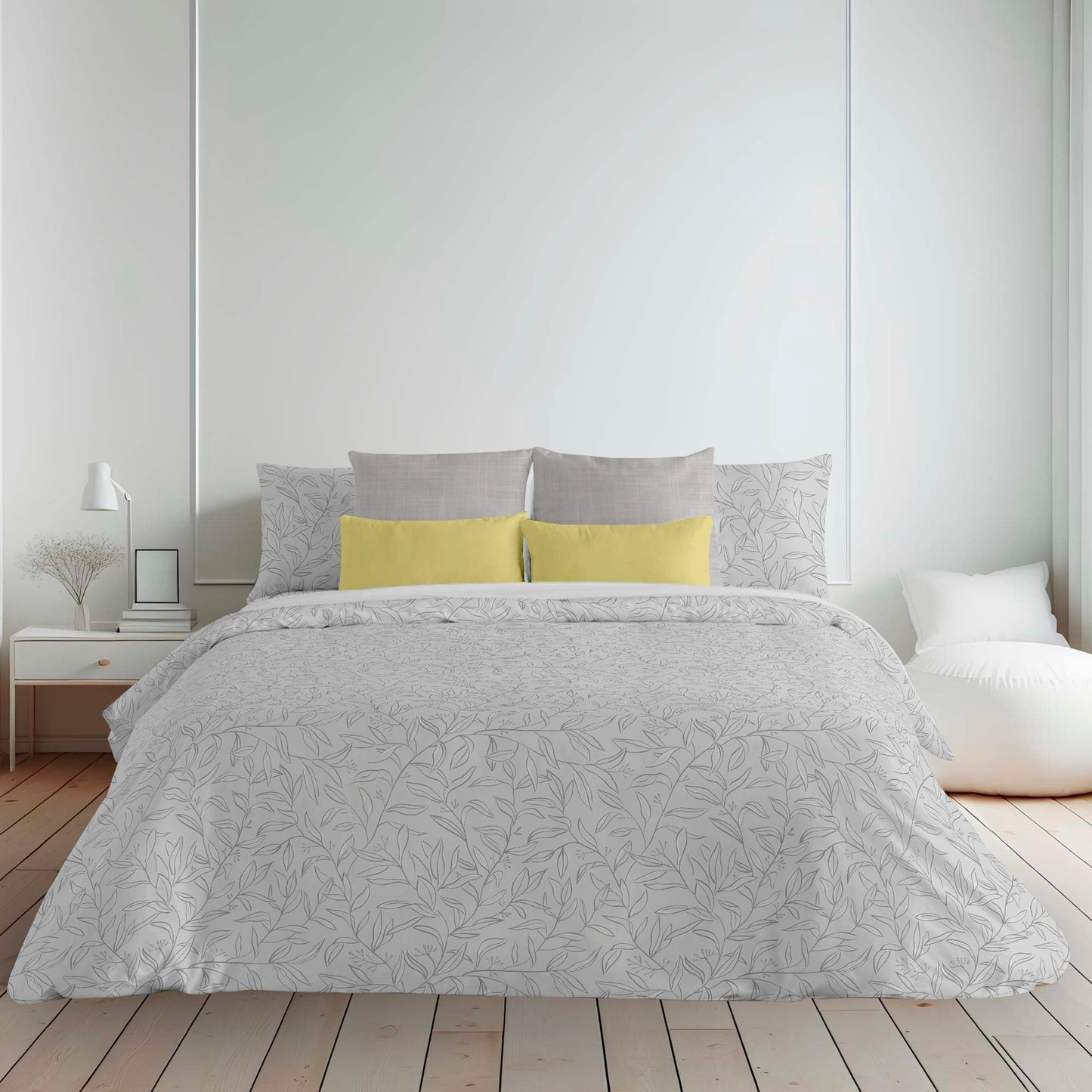 Housse de couette à boutons 100% coton Maastrich
