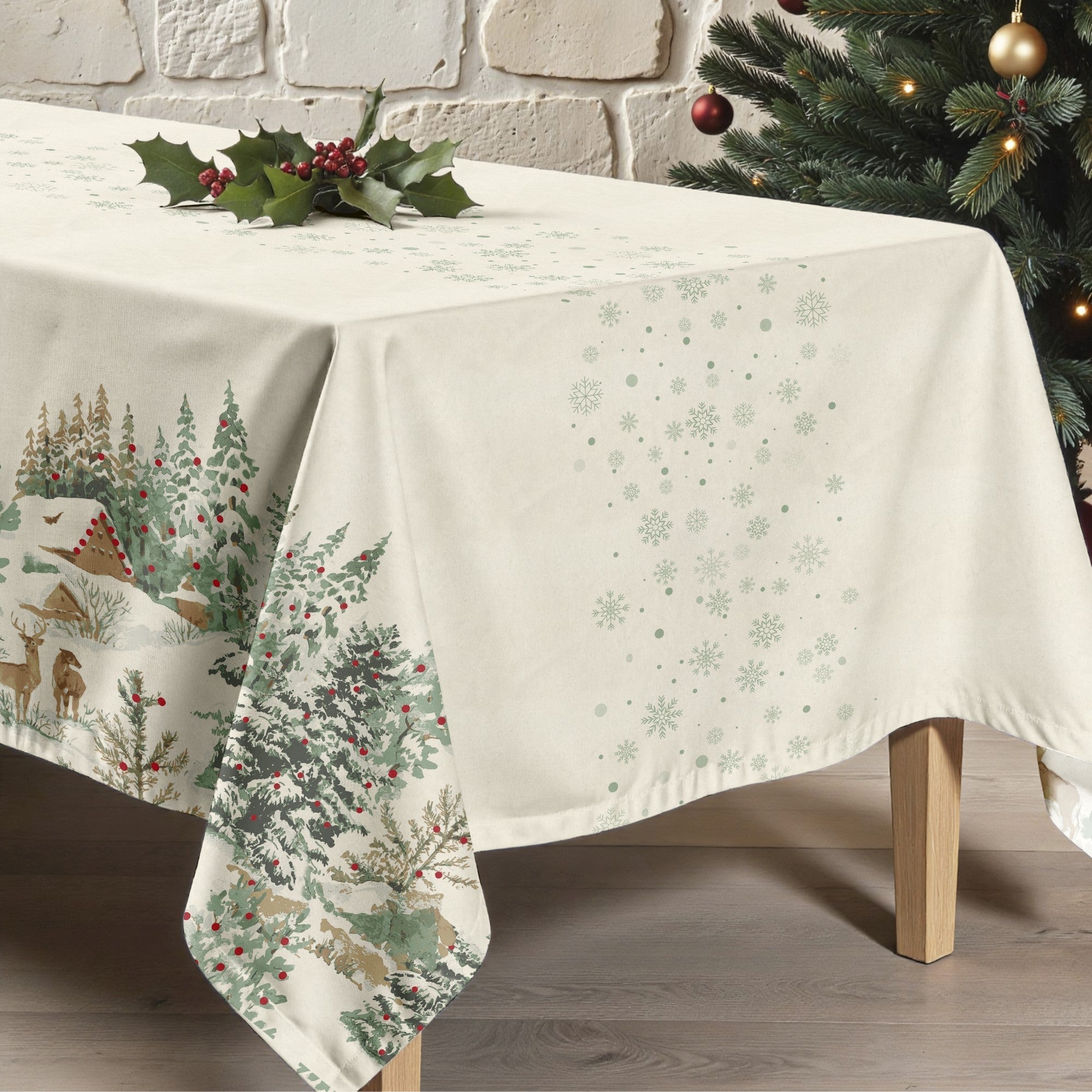 Mantel antimanchas New christmas ciervo 1225