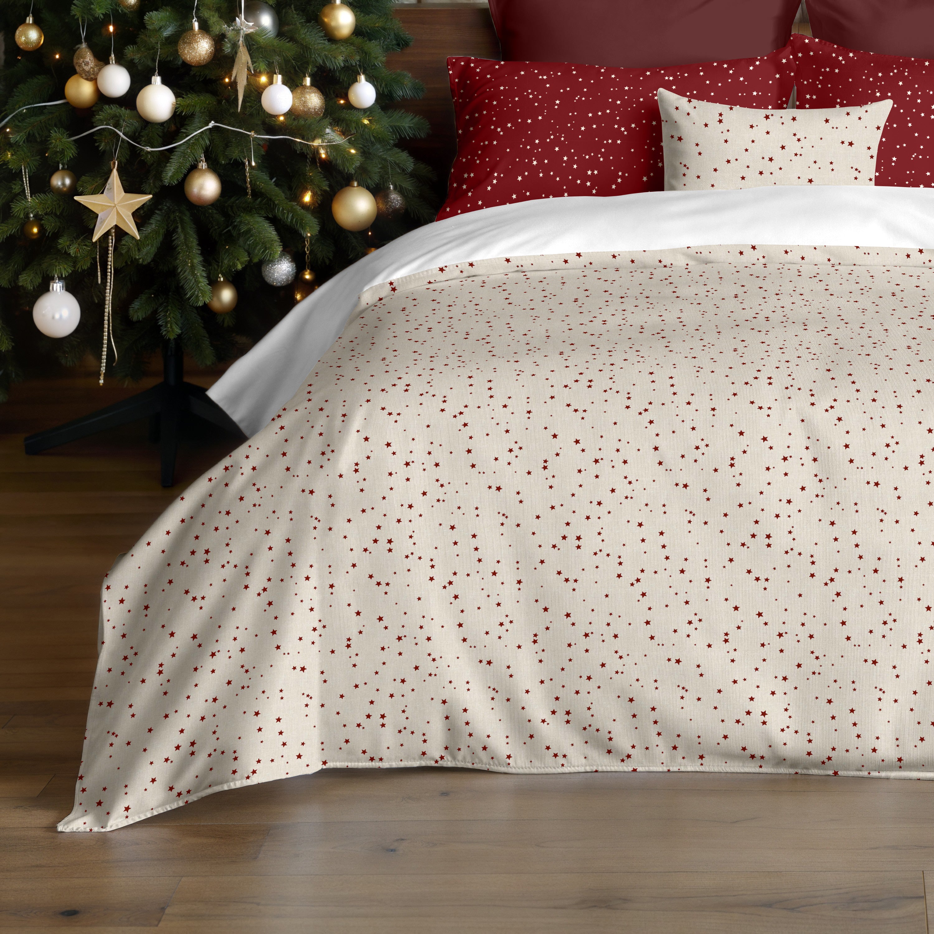 Housse de couette à clics 100% coton Laponia 13