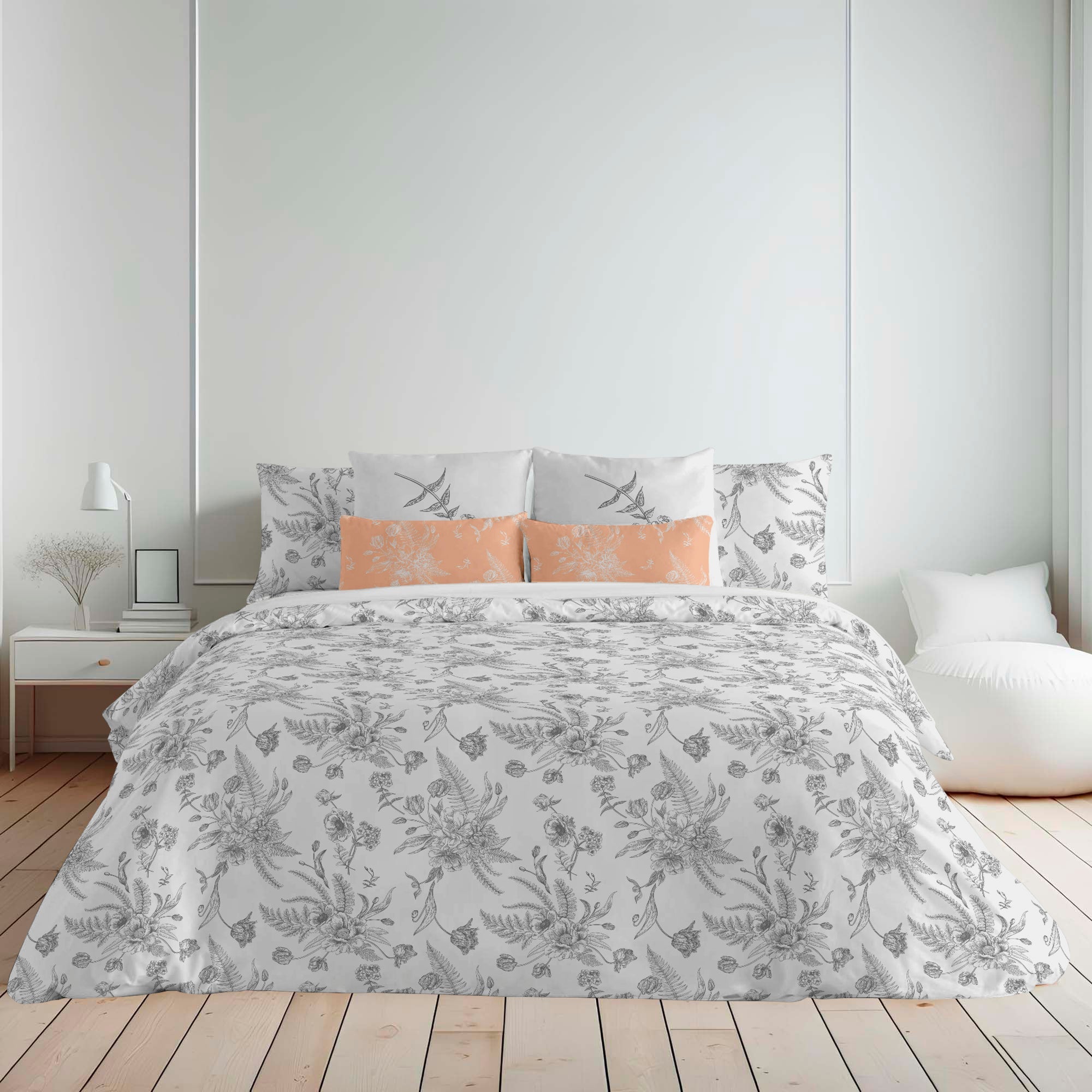 Springfield 100% cotton buttoned duvet cover
