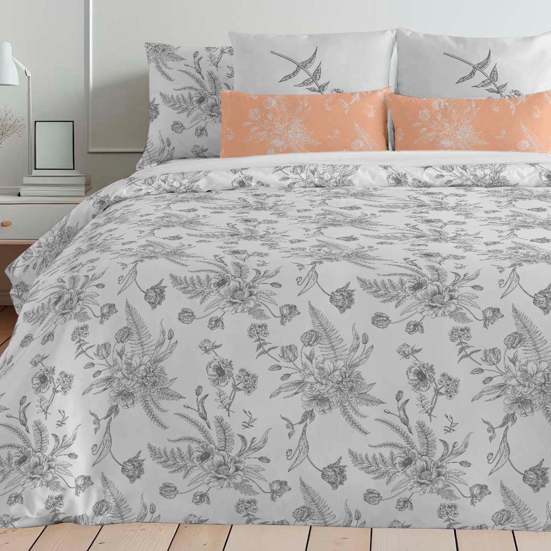 Springfield 100% cotton buttoned duvet cover