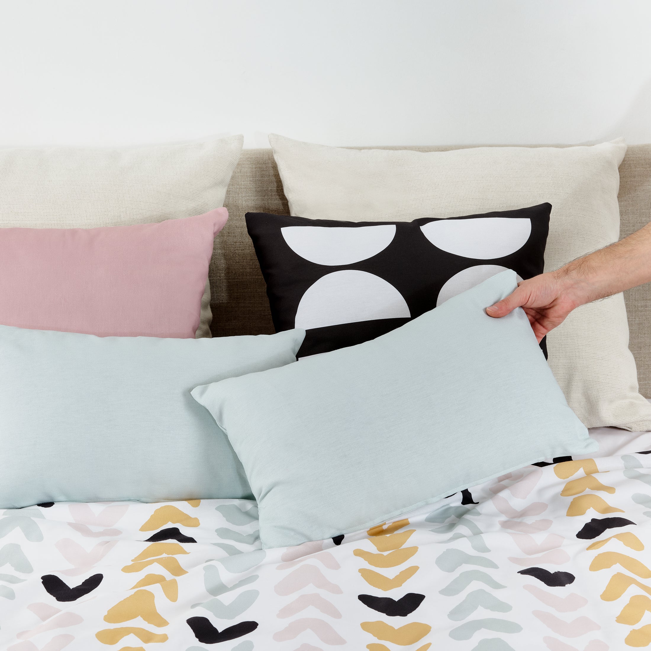 Duvet cover with bottle neck 100% cotton Tokyo