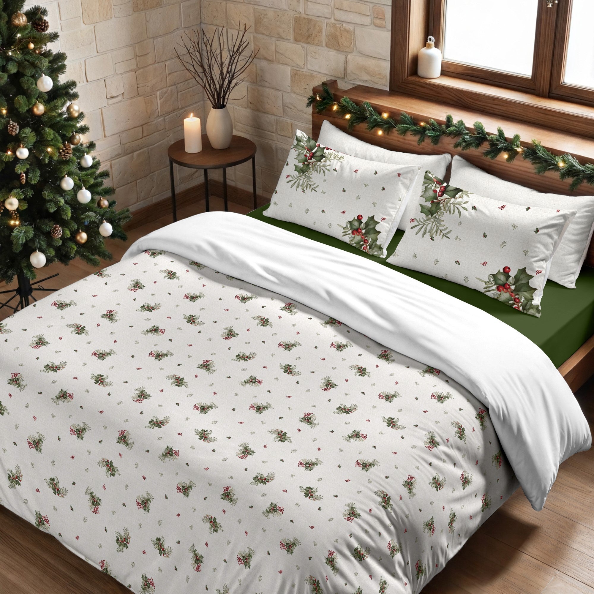 Funda nórdica con clicks Winter Holly