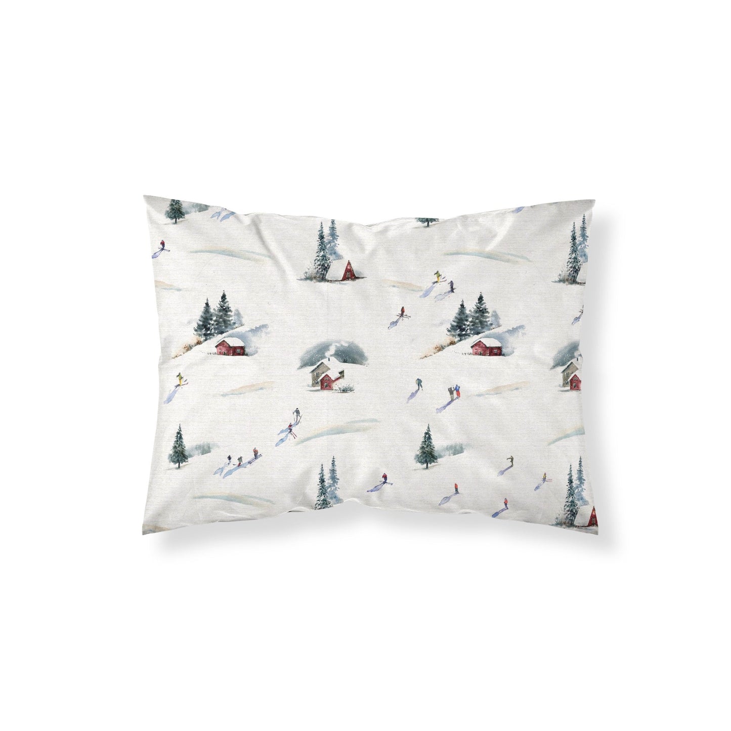 Funda de almohada Winter Ski