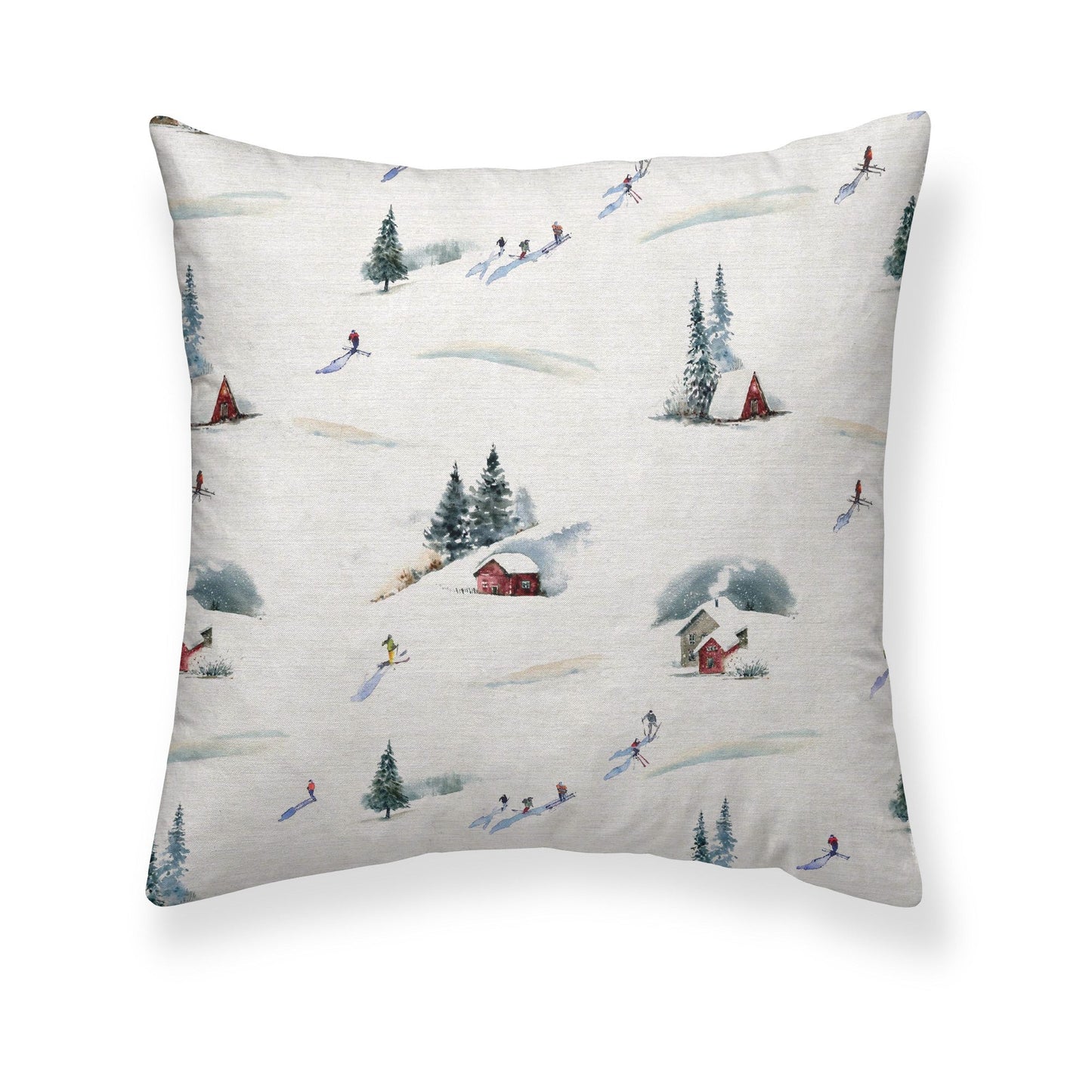 Funda de almohada Winter Ski