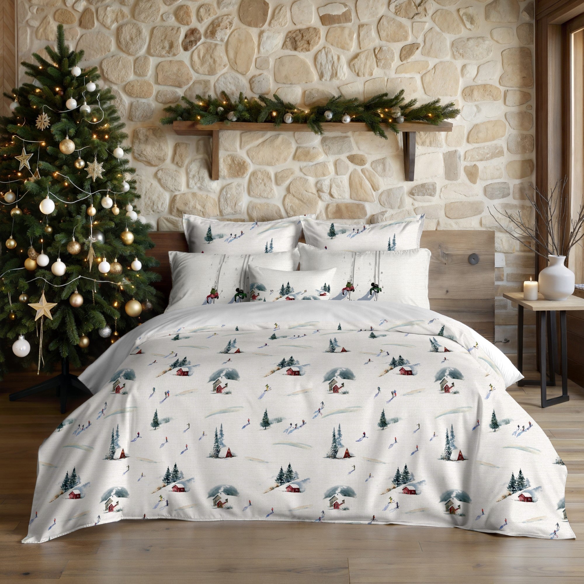 Funda nórdica con clicks Winter Ski