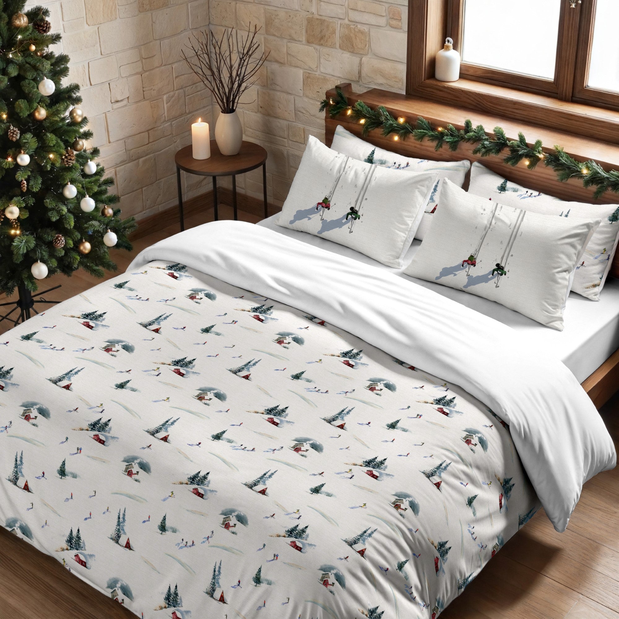 Funda nórdica con clicks Winter Ski