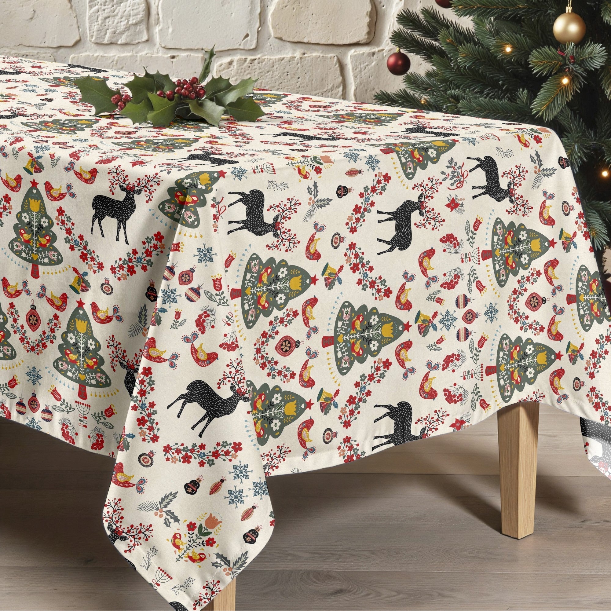 Mantel antimanchas Merry Christmas 43