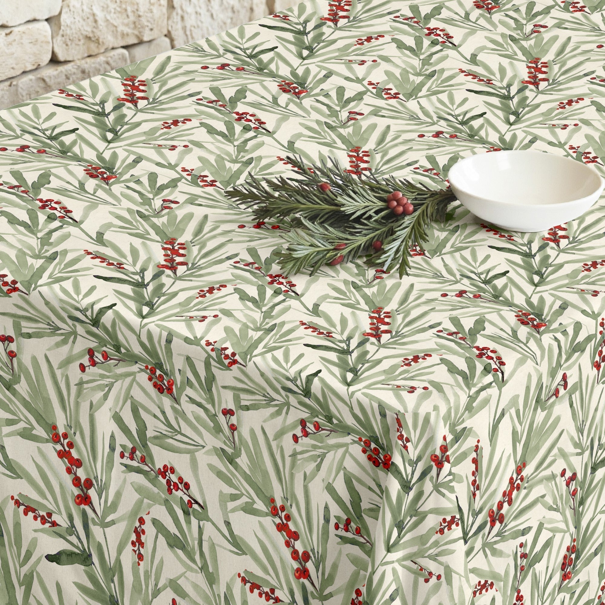 Mantel antimanchas Merry Christmas 46