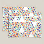 Pack 2 unidades mantel individual resinado 0120-133 100% algodón 45x35 cm