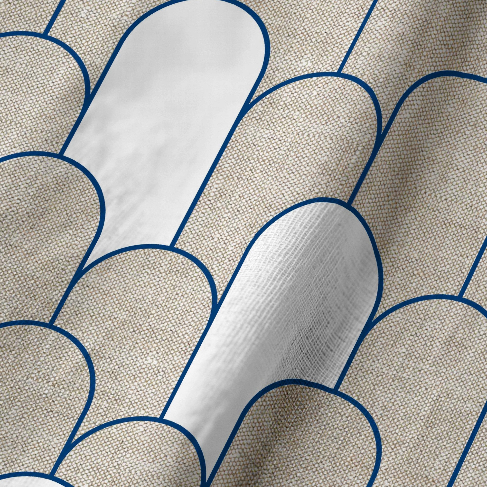 Pack of 2 resinized individual tablecloths 0120-138 100% cotton 45x35 cm