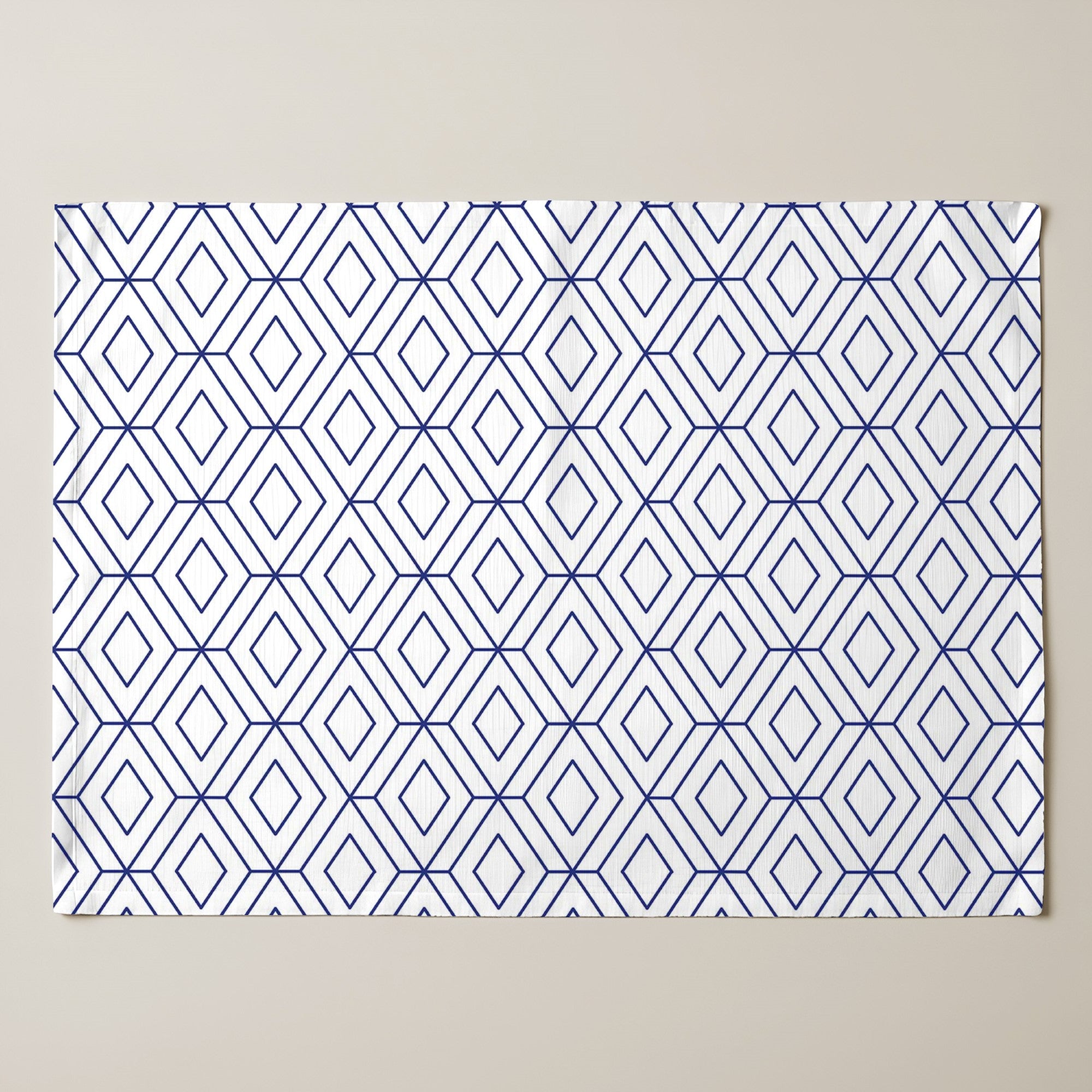 Pack of 2 resinized individual tablecloths 0120-139 100% cotton 45x35 cm