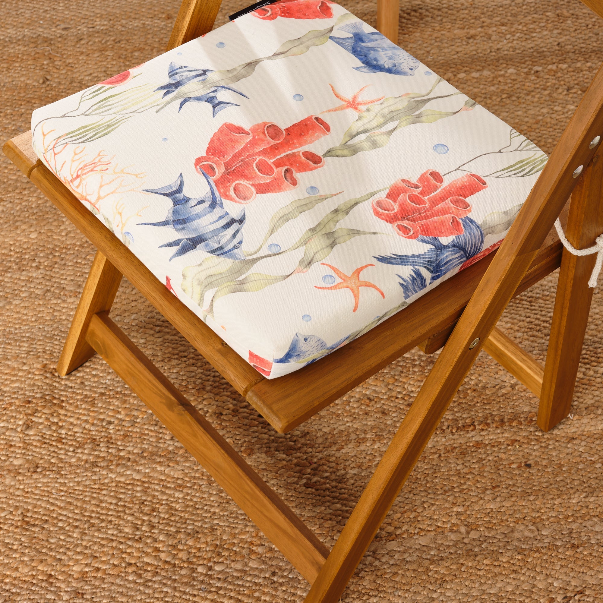 Padded seat cushion 0120-413 40x40x5 cm