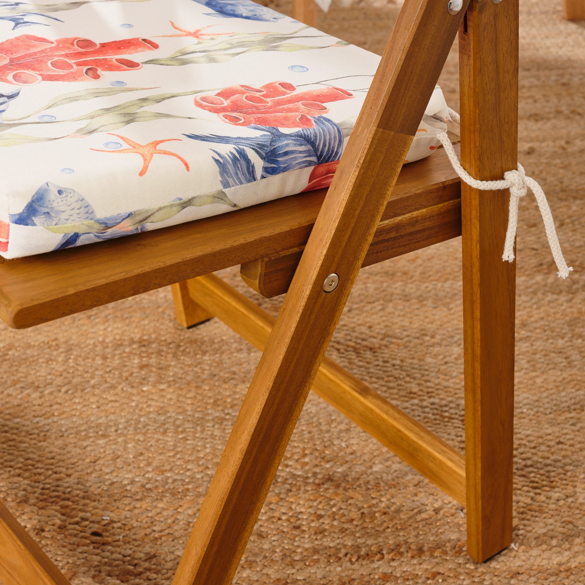 Padded seat cushion 0120-413 40x40x5 cm