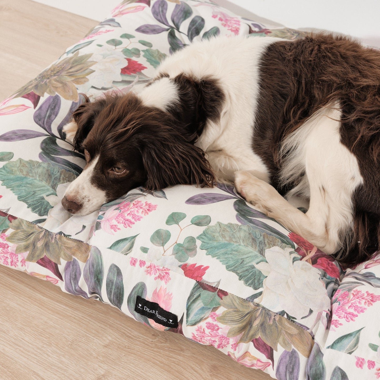 Lit pour chien et chat épais rembourré 100 % coton résistant aux taches 0318-105 rouge