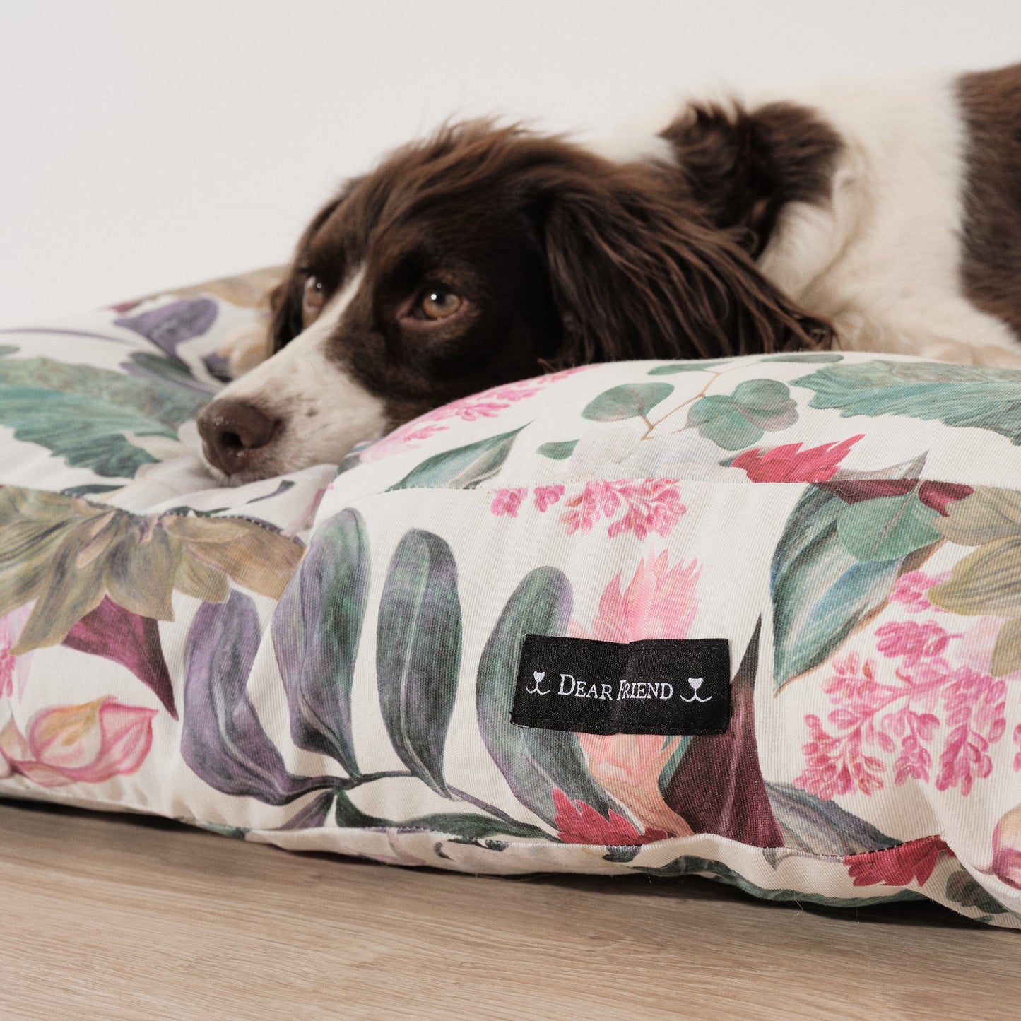 Lit pour chien et chat épais rembourré 100 % coton résistant aux taches 0318-105 rouge