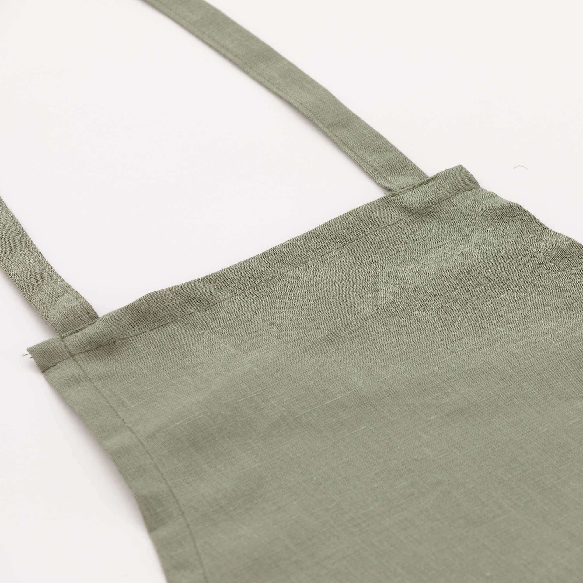 Delantal 100% Lino Army green - 110x69 cm 3