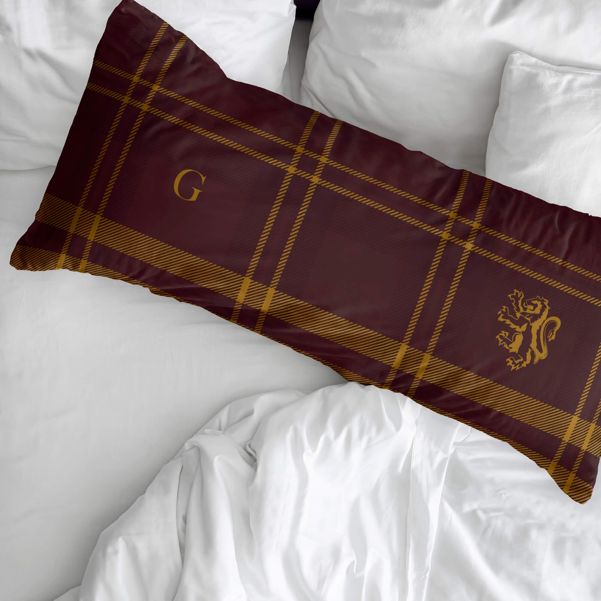 Funda de almohada 100% algodón Gryffindor Cuadro 2