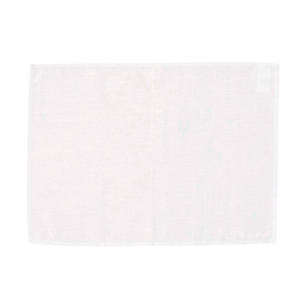 Pack 2 unidades mantel individual hidrófugo antimanchas Lino 100% Blanco 45x35 cm 4