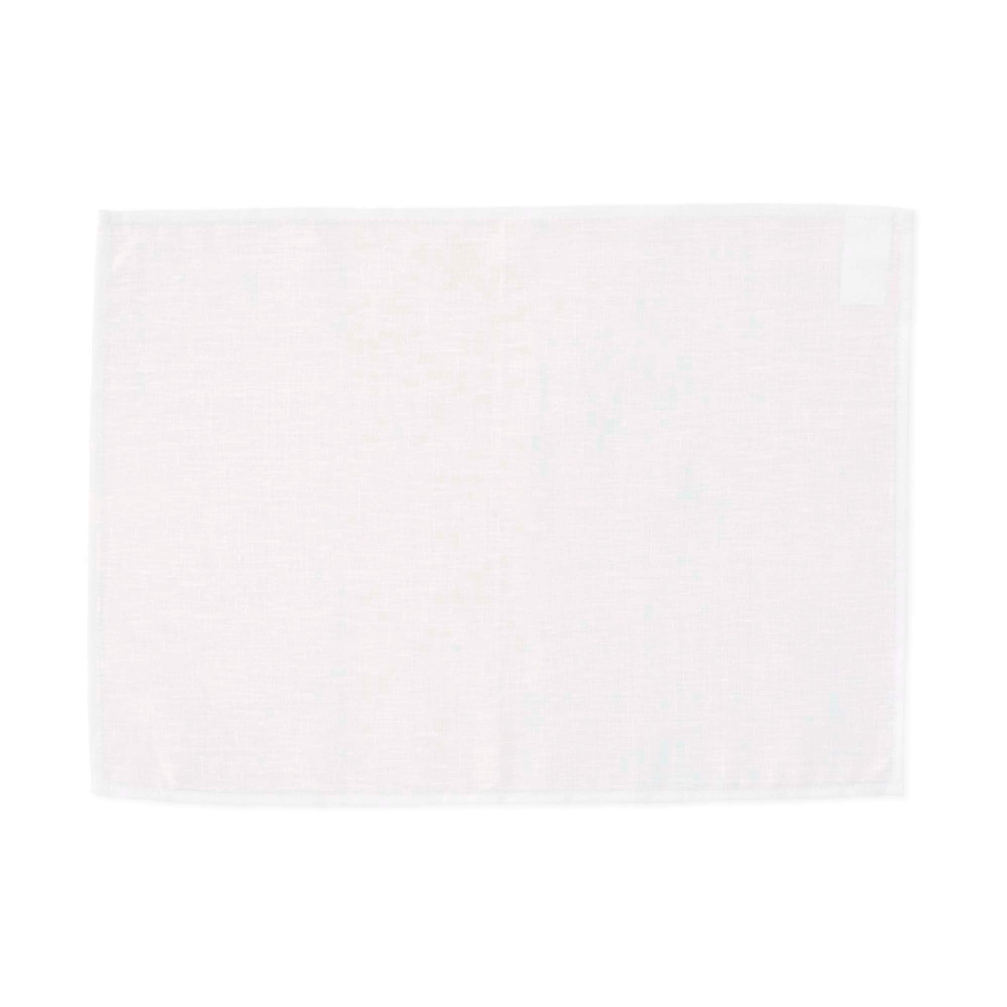 Pack 2 unidades mantel individual hidrófugo antimanchas Lino 100% Blanco 45x35 cm 4