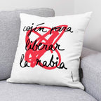 Funda de cojín 100% algodón 50x50 cm Rabia de Anna Llenas en castellano 2