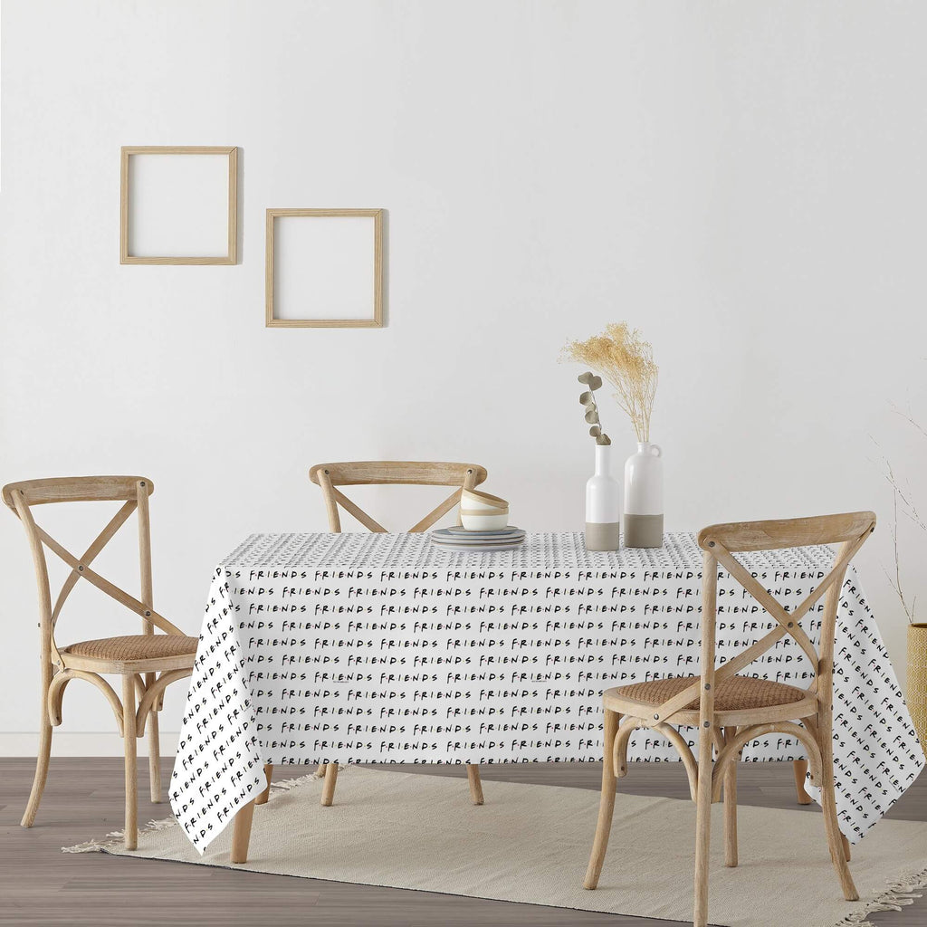 Mantel resinado antimanchas Friends White 3