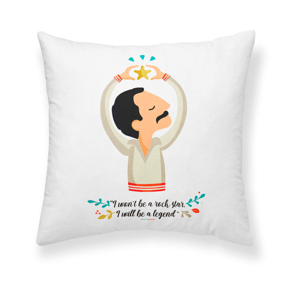 Funda de cojín 100% algodón 50x50 cm Rock Star de Tutti Confetti 0