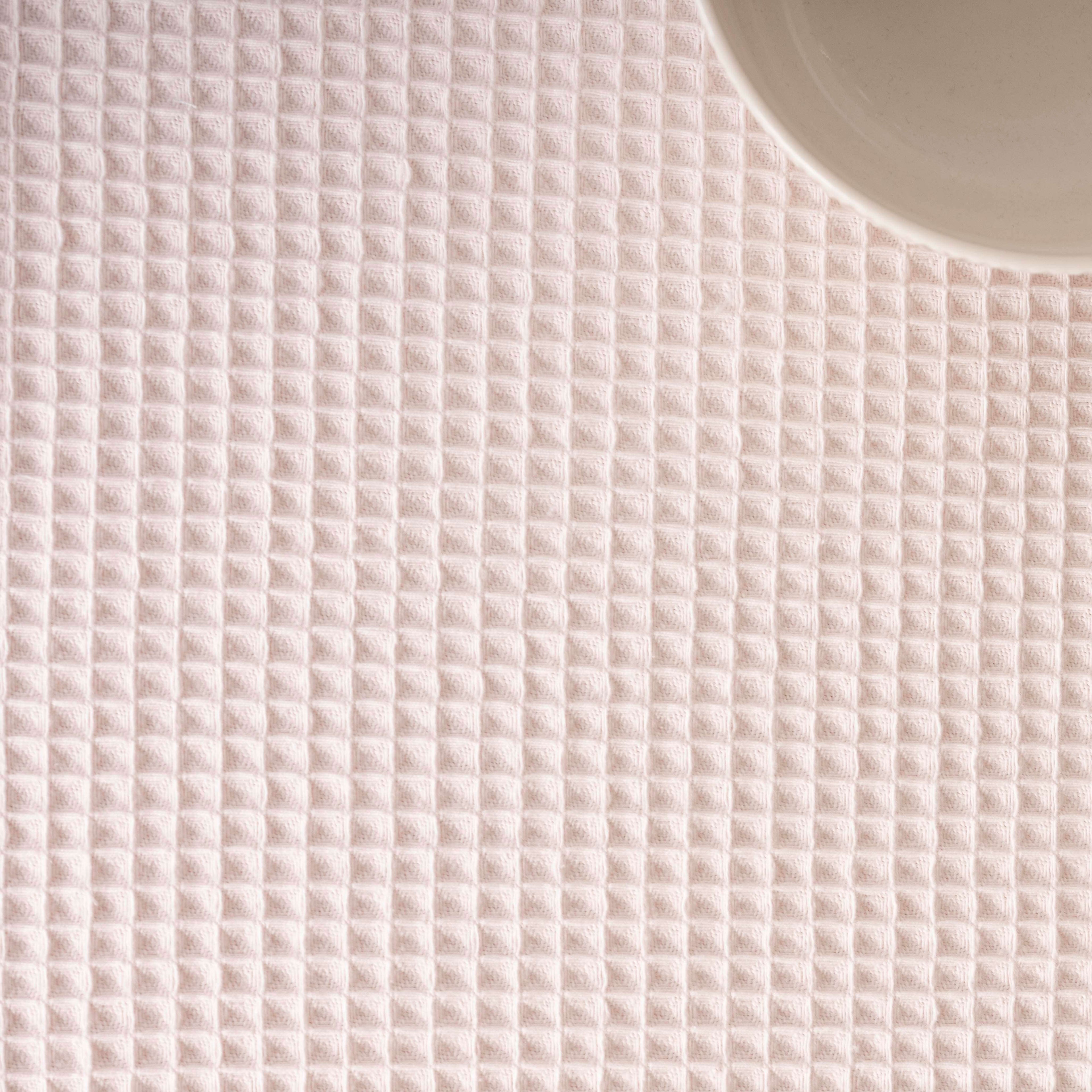 Waffle Table Runner Pink Sauce 45x140 cm