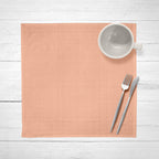 Pack 2 unidades servilletas Lino 100% Dustypink 50x50 cm 3