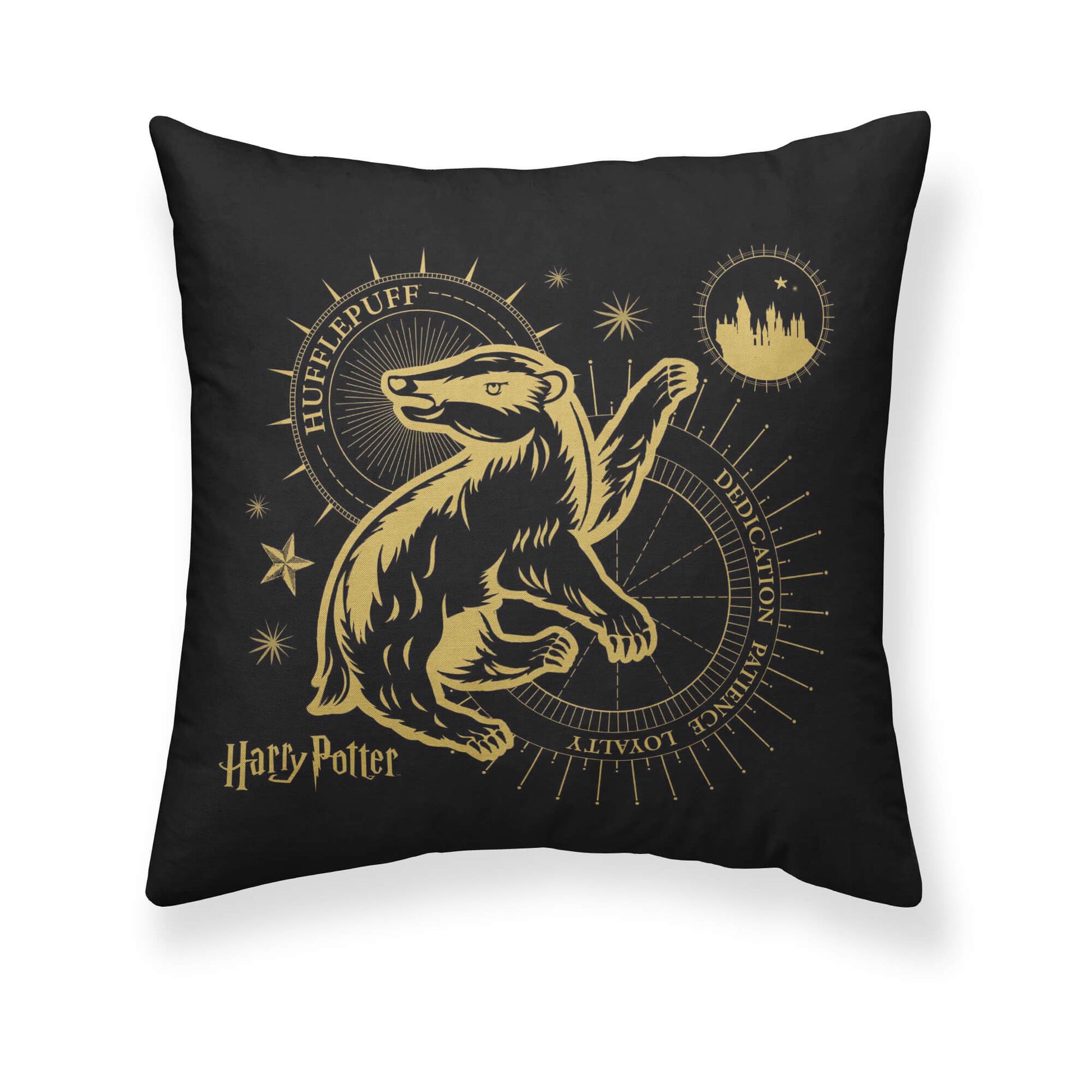 Funda de cojín Hufflepuff Gold A 50X50 cm Harry Potter 0