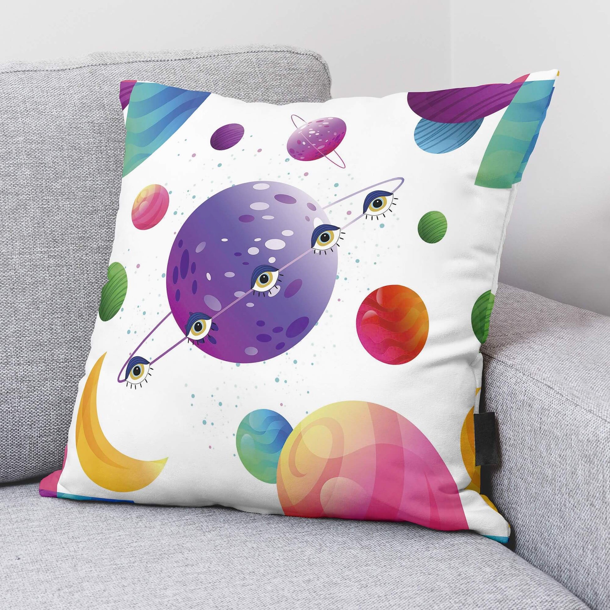 Funda de cojín 100% algodón 50x50 cm Cosmos B de PolarValencia* 2