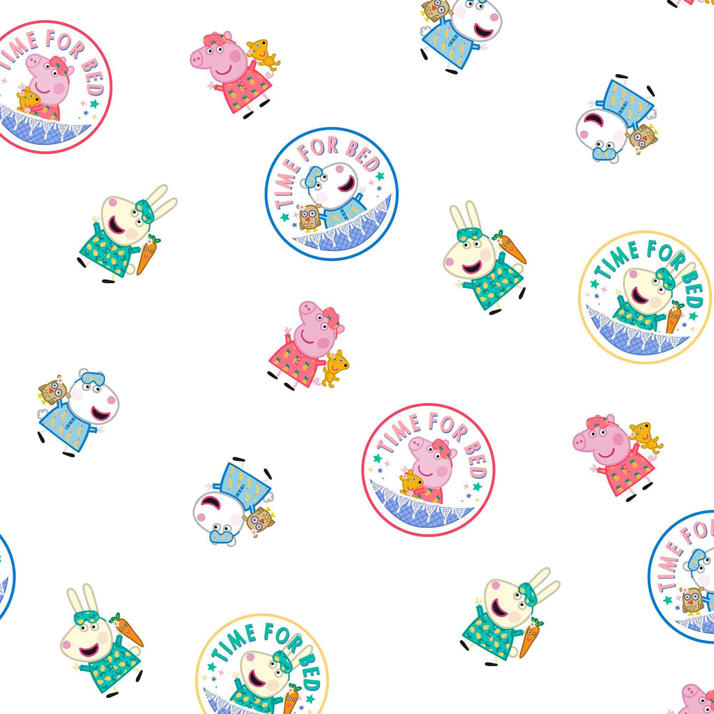 Juego de Sábanas 100% algodón Peppa Pig Time Bed 90 (160x270 cm) 4