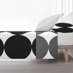 Juego de sábanas 100% algodón Portmore Black 2