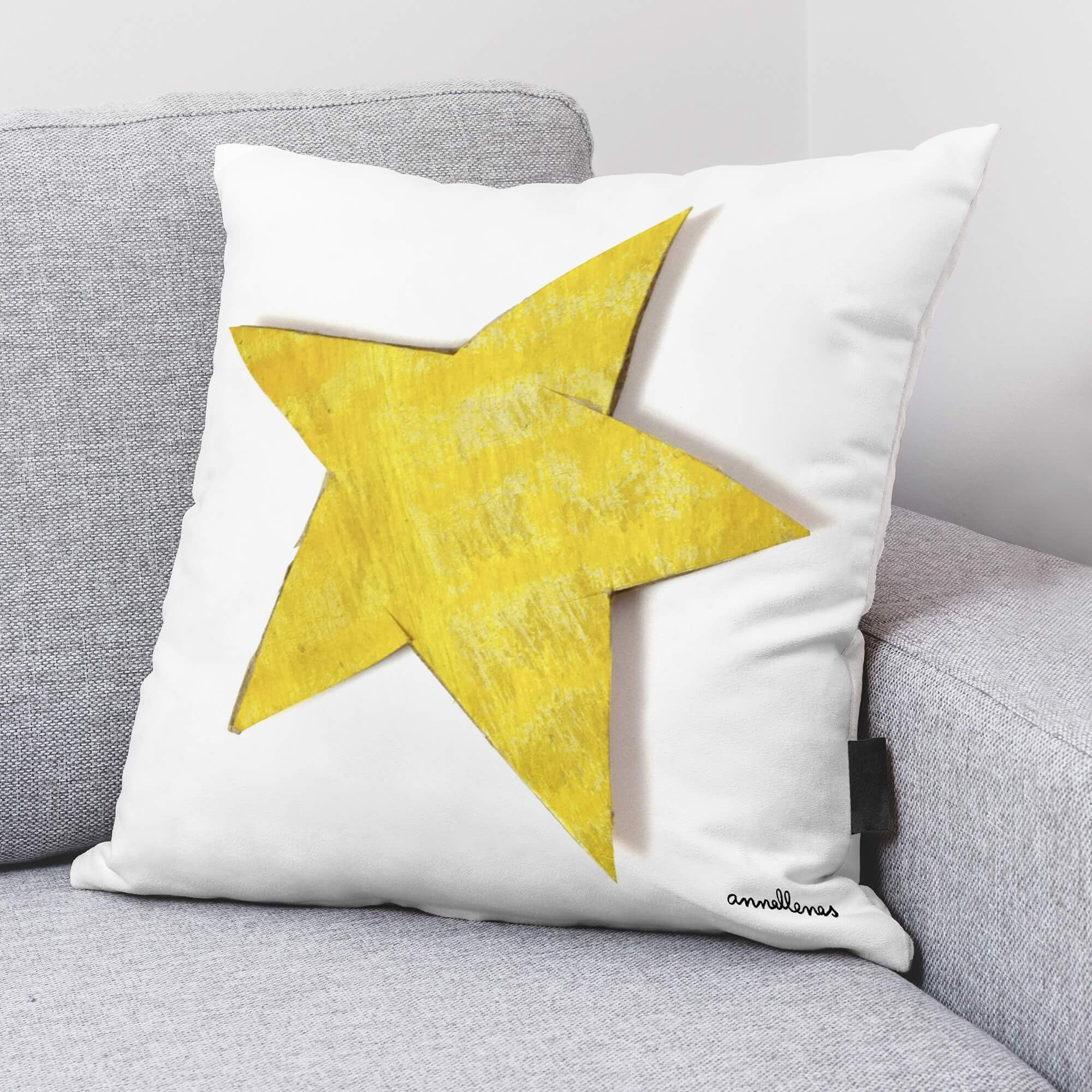 Funda de cojín 100% algodón 50x50 cm Estel de Anna Llenas  2