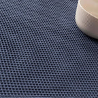 Waffle Blue Majolica Table Runner 45x140 cm
