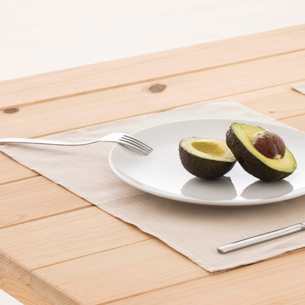 Pack 2 unidades mantel individual hidrófugo antimanchas Lino 100% Fresno 45x35 cm 3