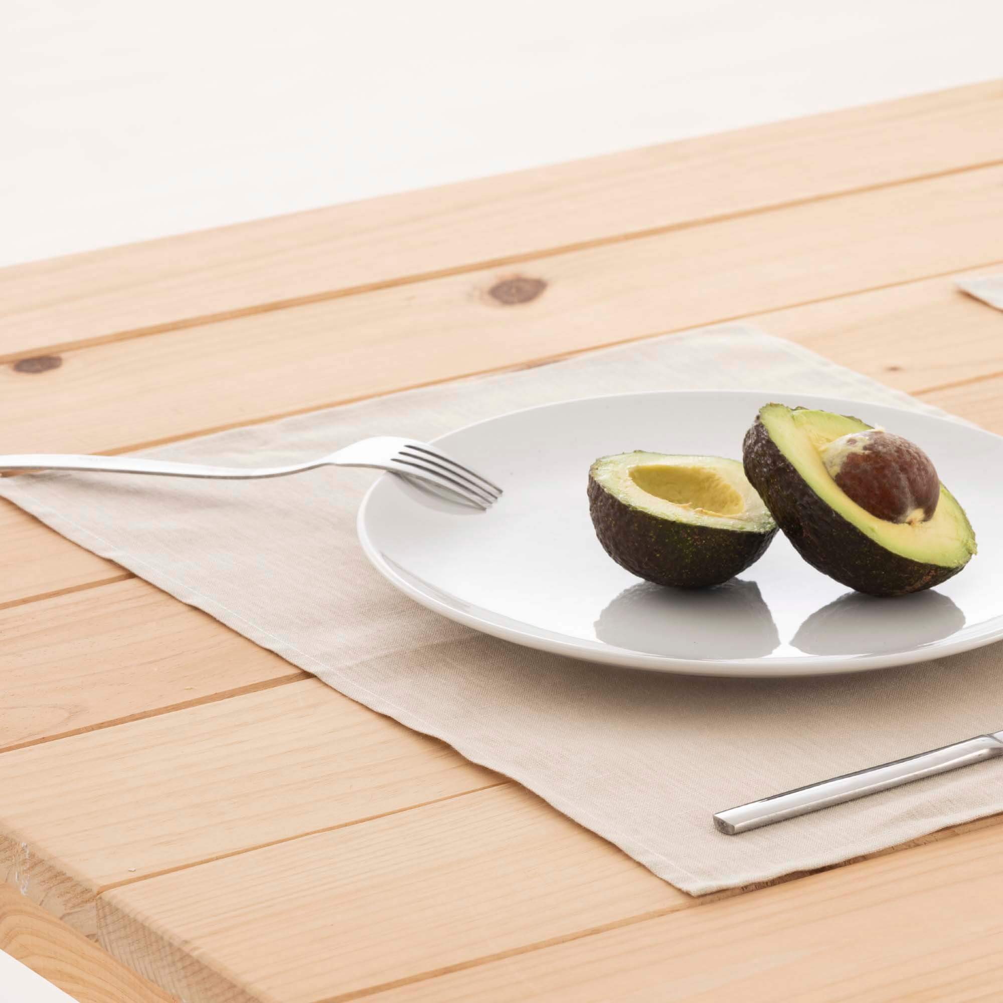 Pack 2 unidades mantel individual hidrófugo antimanchas Lino 100% Fresno 45x35 cm 3