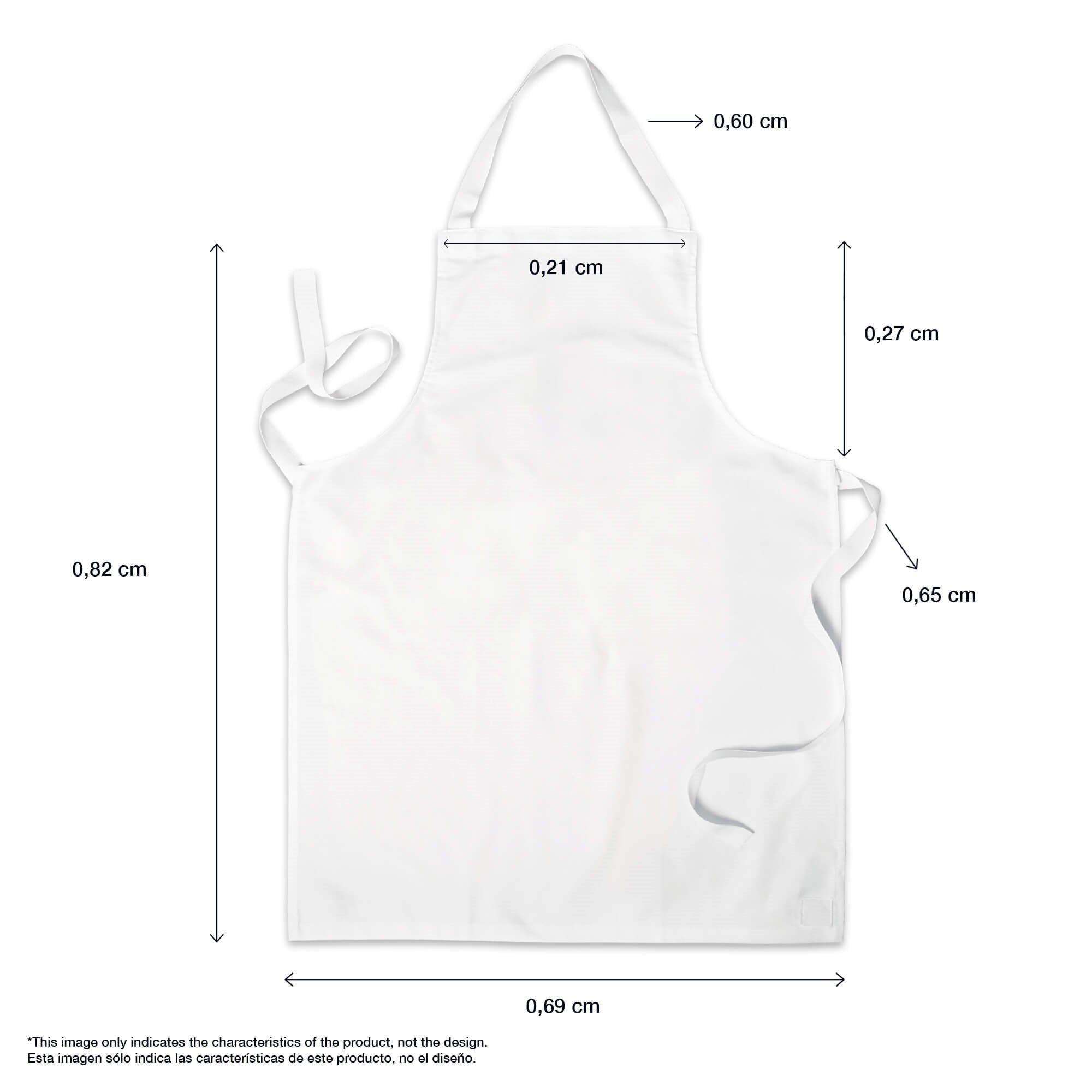Delantal 0400-80 - 110x69 cm 4