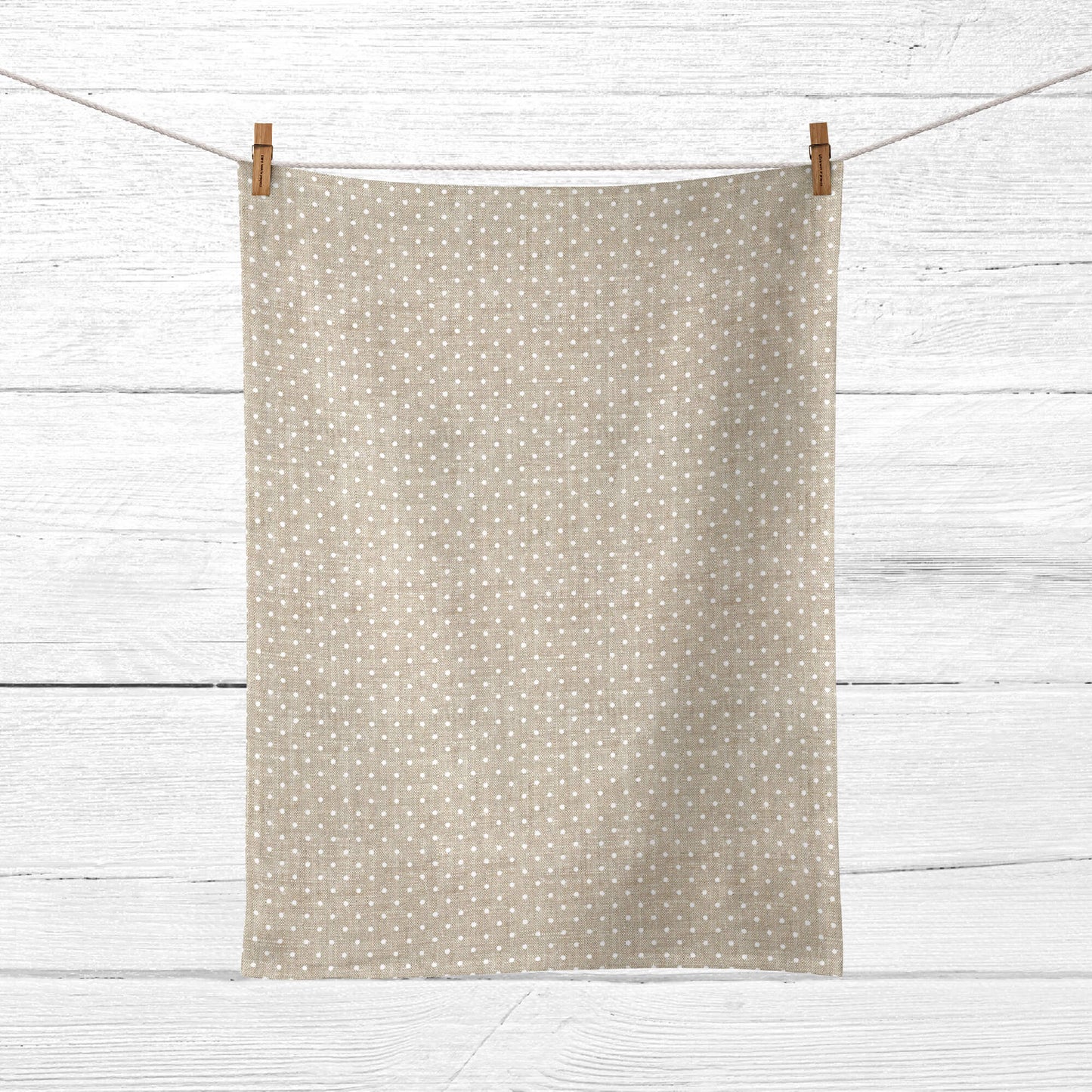 Pack 2 unidades paño de cocina Plumeti Blanco 100% algodón 45x70 cm 0