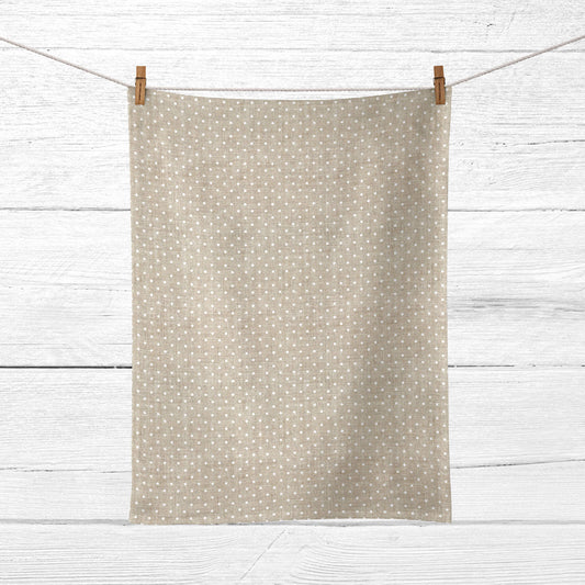 Pack 2 unidades paño de cocina Plumeti Blanco 100% algodón 45x70 cm 0