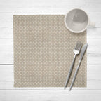 Pack 2 unidades servilletas Plumeti Blanco 100% algodón 45x45 cm 3