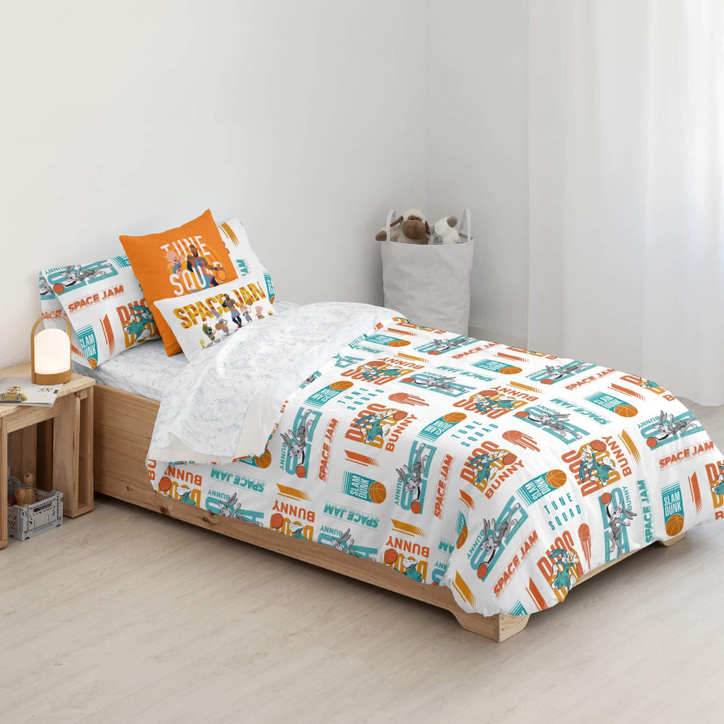 Funda nórdica con botones 100% algodón Space Jam 2