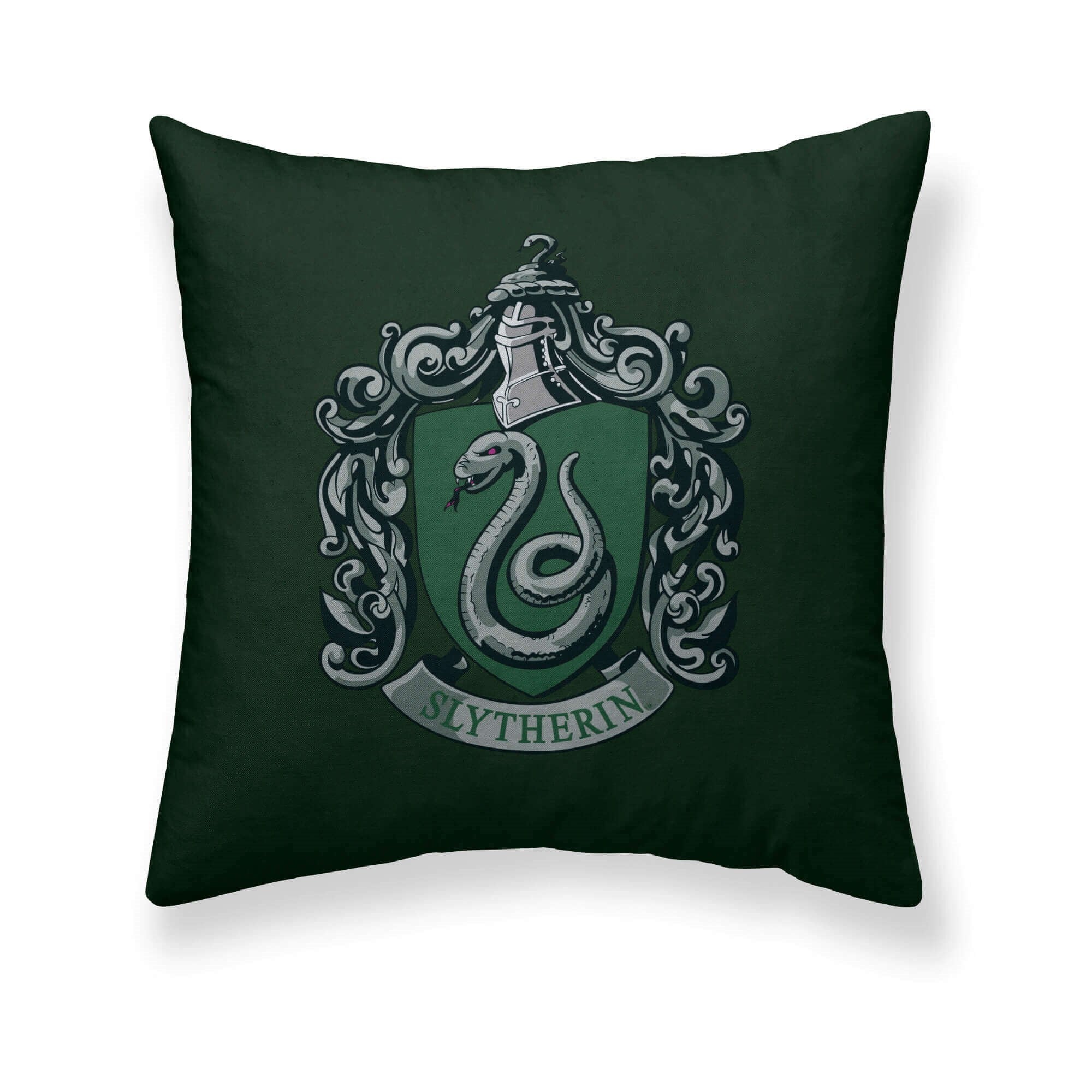 Funda de cojín 100% algodón 50x50cm Slytherin Basic A 0