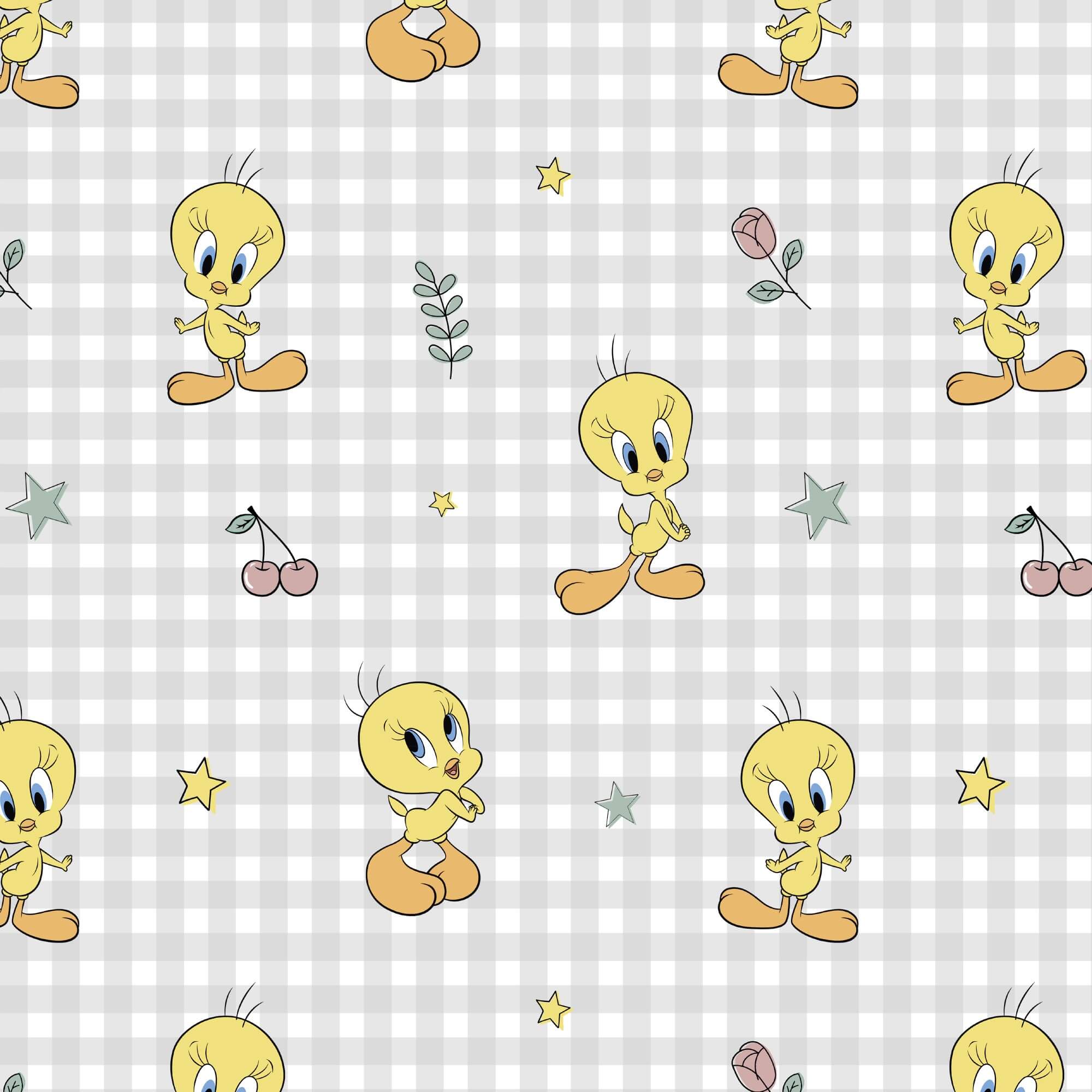 Mantel resinado antimanchas Tweety 2 Gris 4