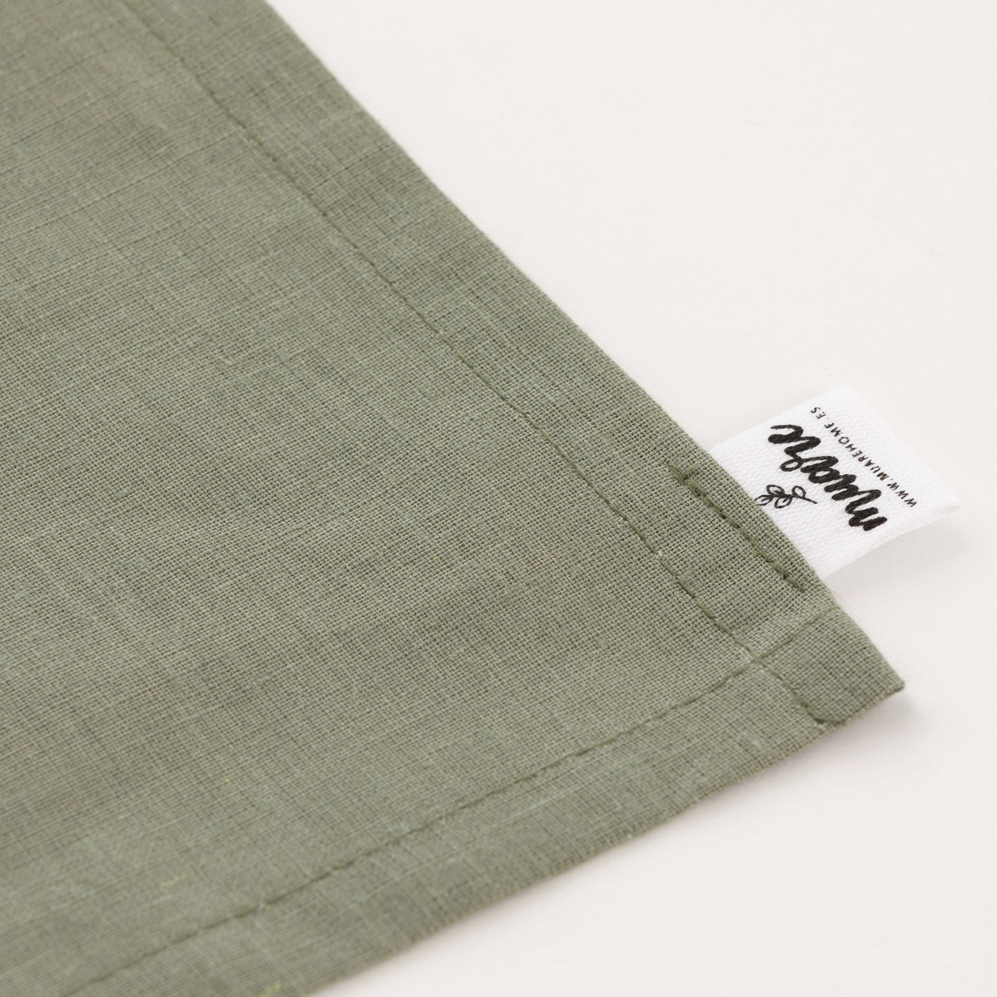 Delantal 100% Lino Army green - 110x69 cm 4