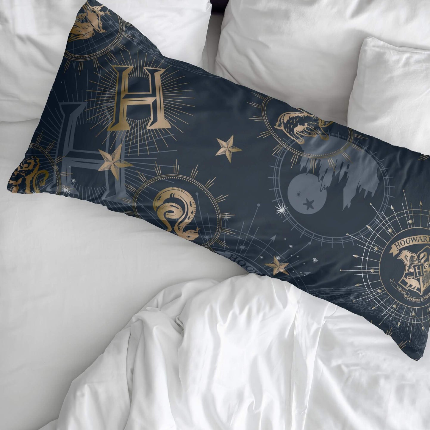 Funda de almohada 100% algodón Hpotter Gold 2