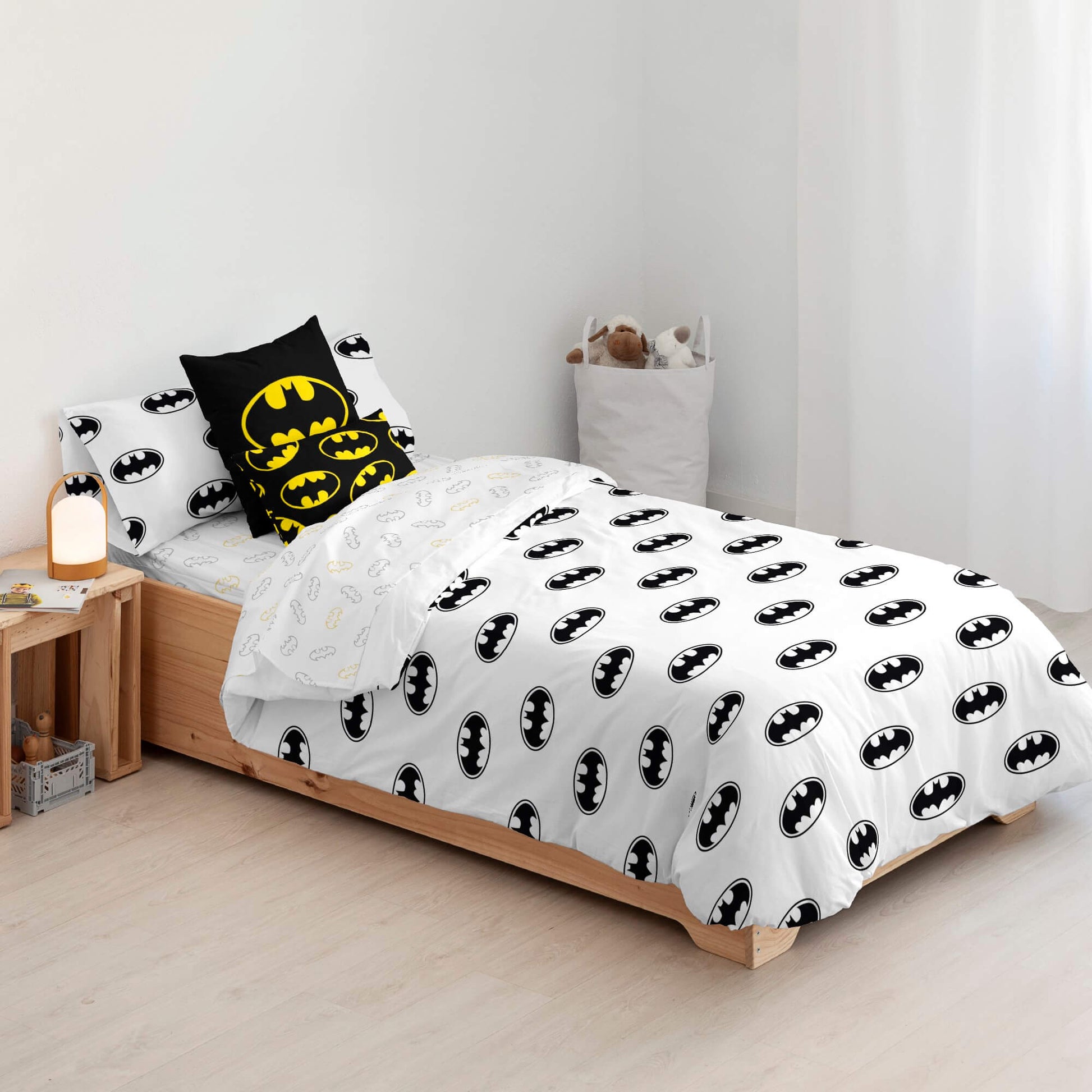 Funda nórdica con botones 100% algodón Batman Basic 2