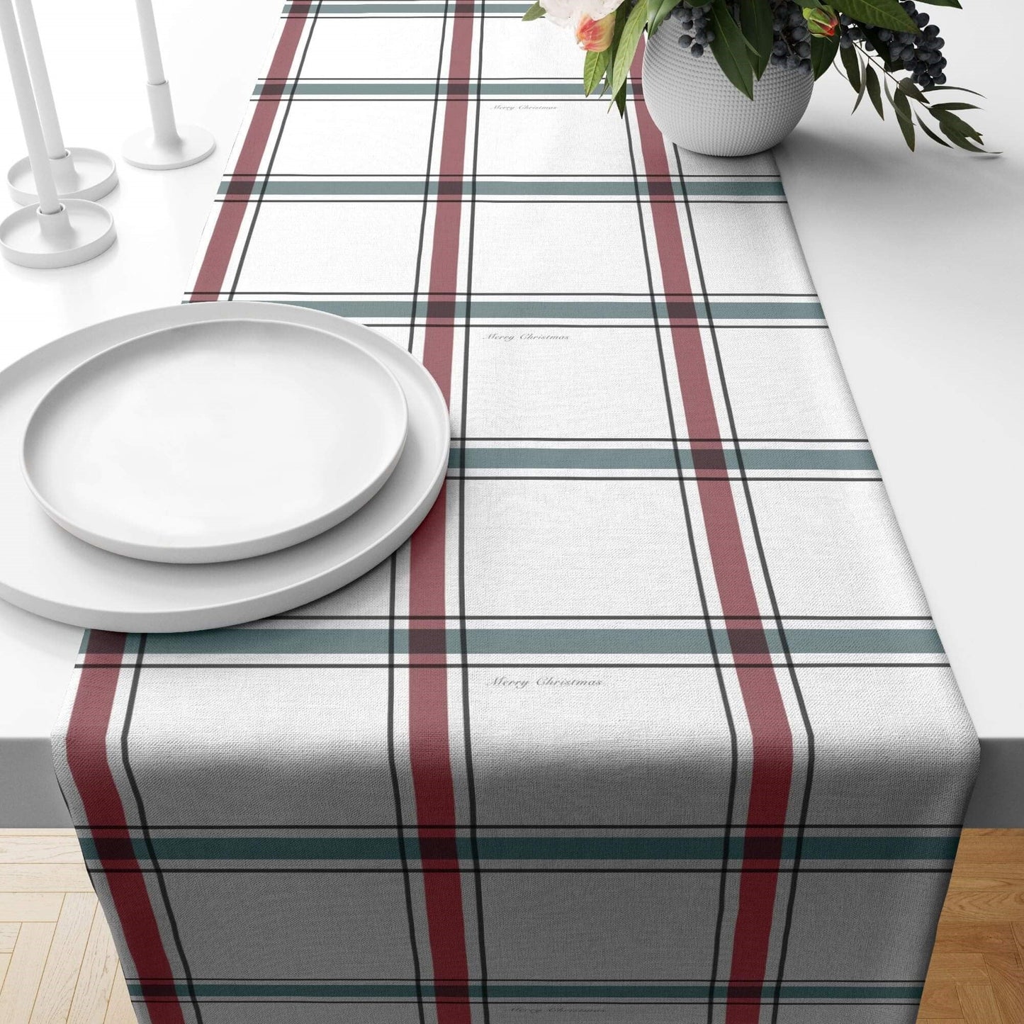Camino de mesa terciopelo Elegant Christmas 4 3