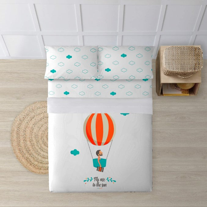 Juego de sábanas 100% algodón Globo Chico 0