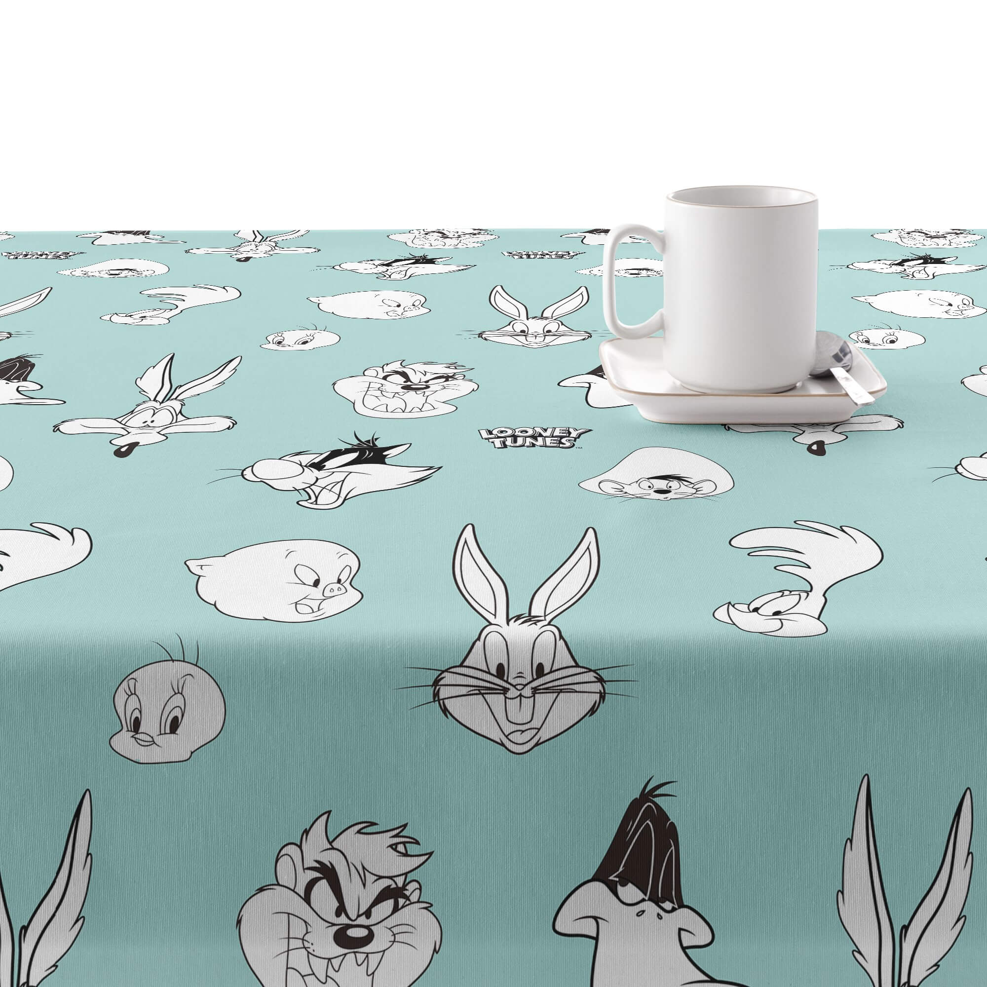 Mantel resinado antimanchas Ltunes Basic 2 Blue 2